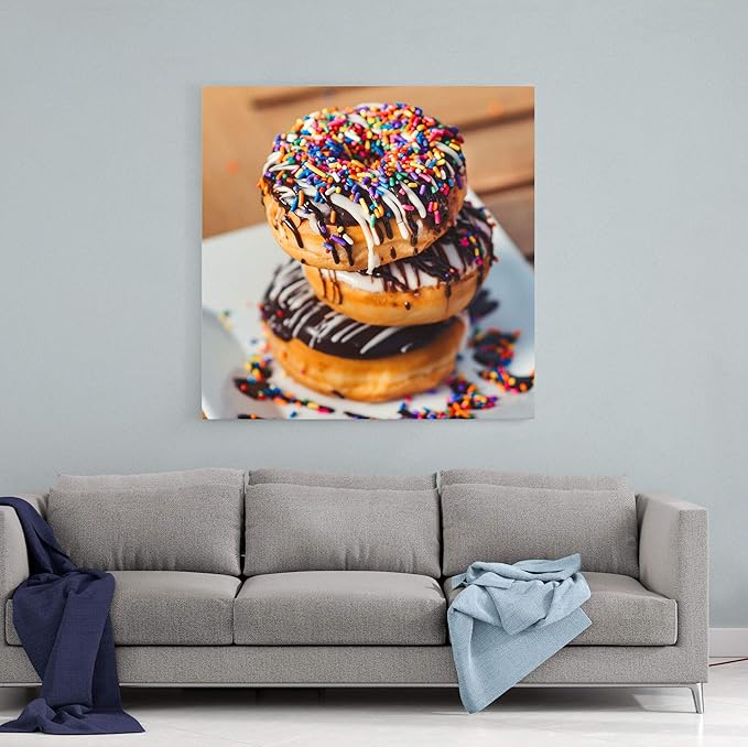 Kitchen Wall Decor - 3 Donuts