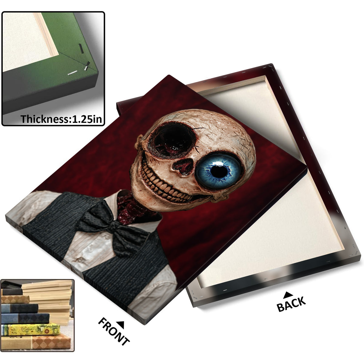 Vintage Skeleton Gentleman Wall Art