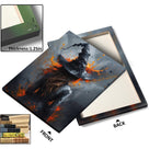 Ember Witch Halloween Canvas Wall Art