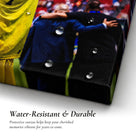 Cape Verde Goalkeeper Flag Canvas Wall Art – Soccer Stadium Print