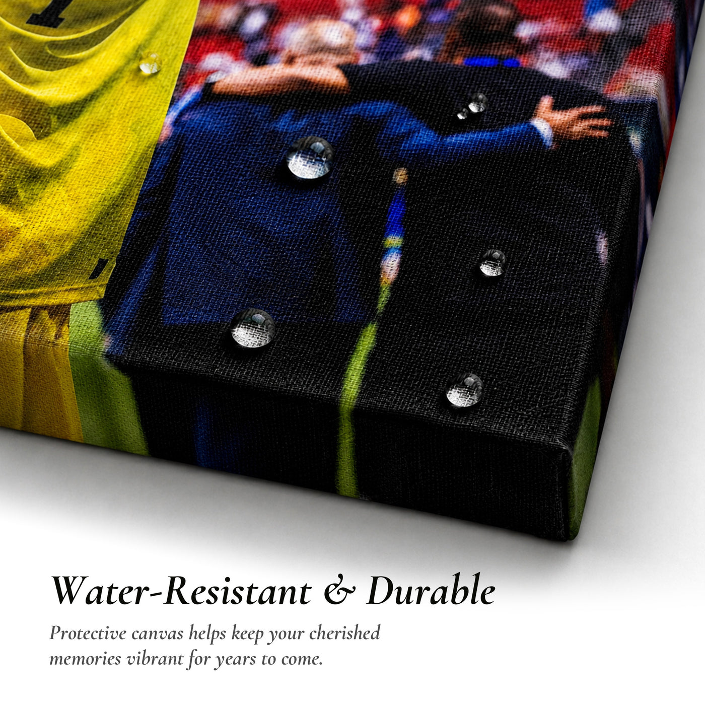 Cape Verde Goalkeeper Flag Canvas Wall Art – Soccer Stadium Print