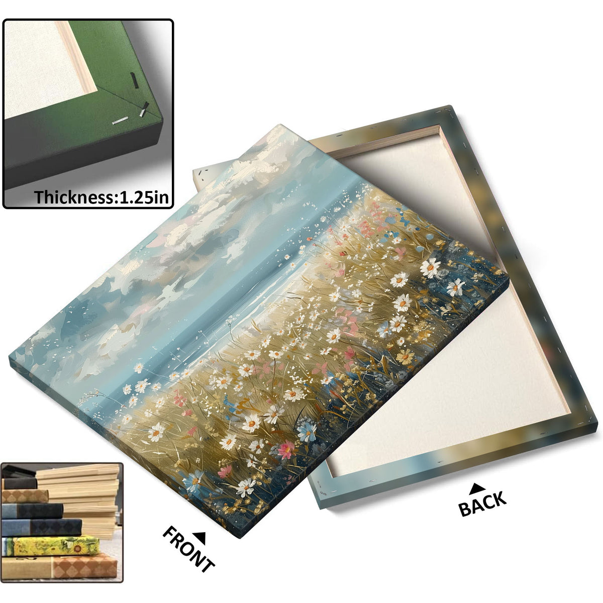 Coastal Wildflower Meadow Wall Art