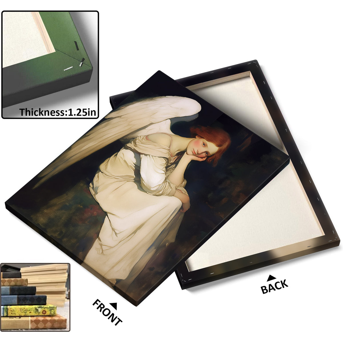 Serene Angel Portrait Wall Art