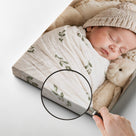 Custom Baby Photo Canvas Print – Personalized Newborn Portrait Wall Art