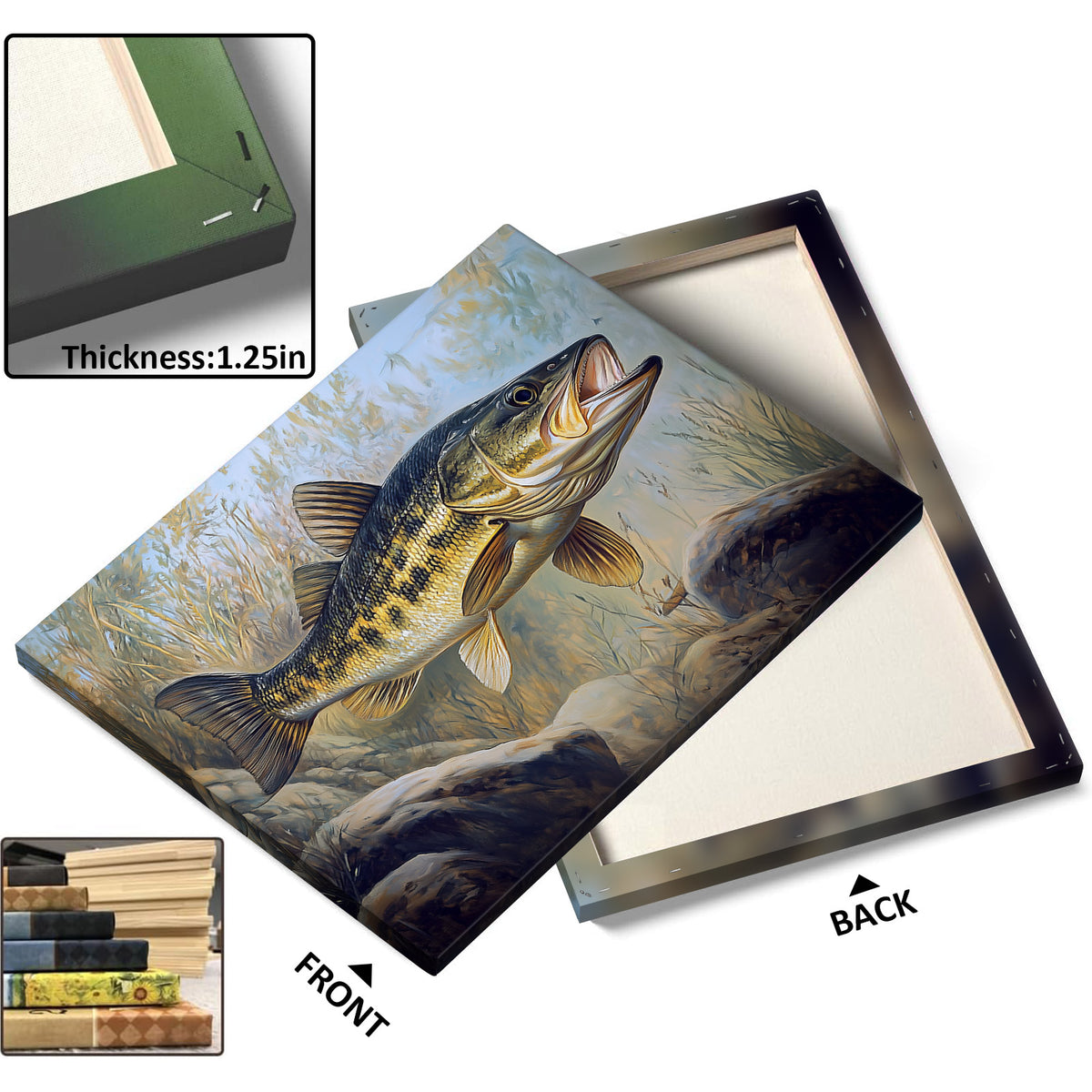 Freshwater Pike Fishing Wall Art