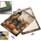 Rustic Pumpkin Harvest Halloween Canvas Wall Art