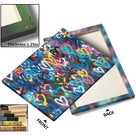 Colorful Graffiti Hearts Wall Art