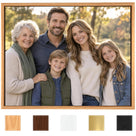 Custom Family Photo Canvas – Multi-Generation Portrait Wall Art