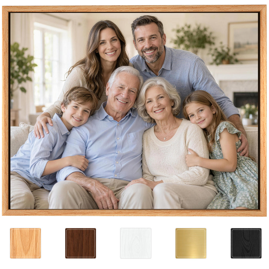 8''x 8'' / Light Brown