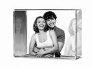 Personalized 3D Crystal Photo Engraved with K9 Crystal & Subsurface
