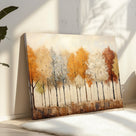 Modern Abstract Autumn Tree Landscape Painting Forest Wall Art