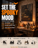 Witch’s Potion Room Halloween Canvas Wall Art