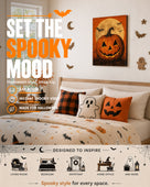 Vintage Jack-o’-Lantern Halloween Canvas Wall Art