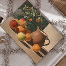 Apples and Rustic Pitcher Still Life Warm Rustic Still Life Painting Wall Art
