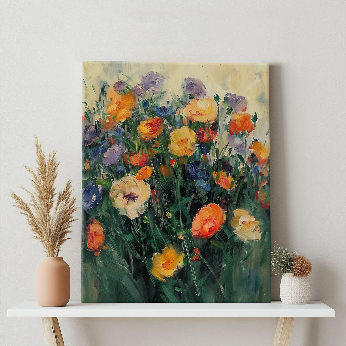Colorful Wildflower Garden Wall Art