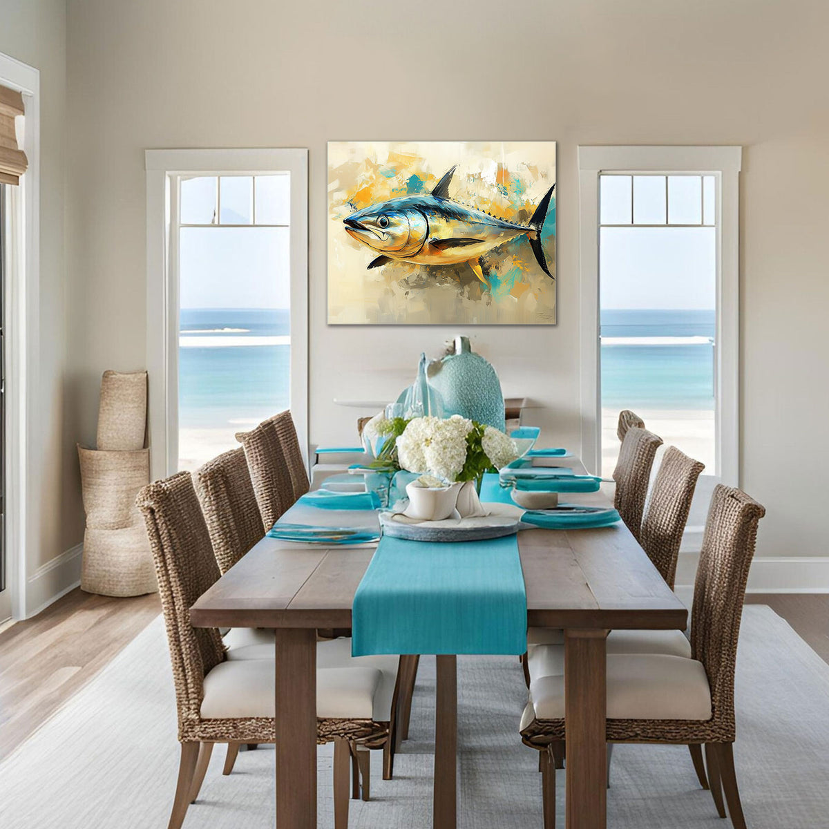 Bluefin Tuna Ocean Wall Art