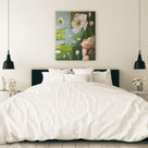 Ethereal Green Botanical Portrait Wall Art