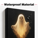 Haunted Ghost Halloween Canvas Wall Art, Spooky Gothic Decor for Living Room, Bedroom and Entryway