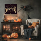 Spooky Skeleton Halloween Wall Art