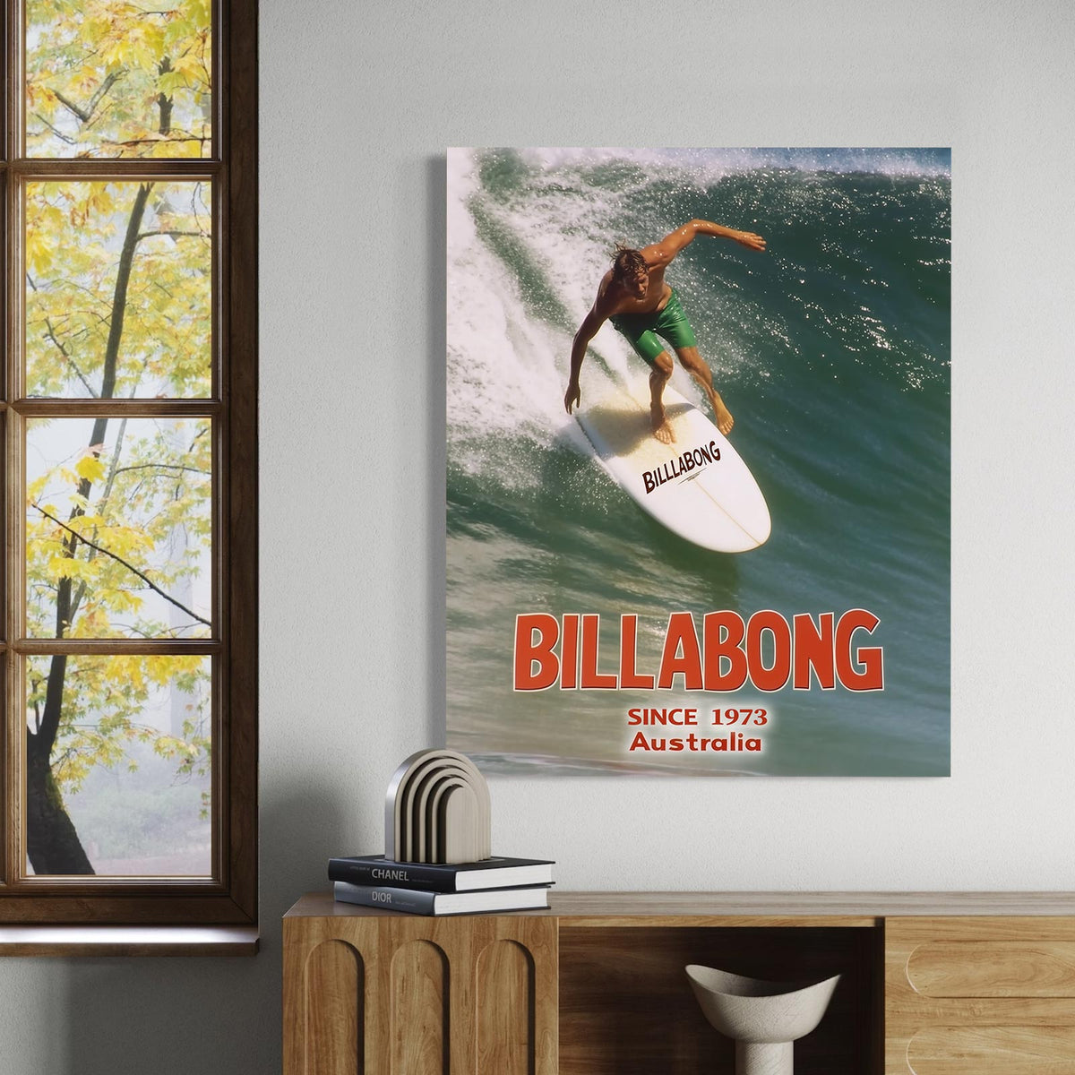 Vintage Surfing Poster Wall Art