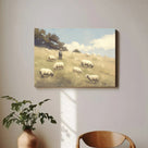 Shepherd and Sheep Pasture Wall Art