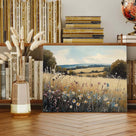 Wildflower Wheat Field Wall Art
