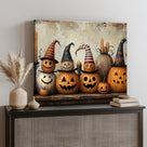 Pumpkin Coven Halloween Canvas Wall Art