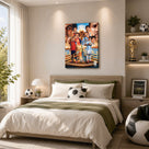 Spain vs Argentina Final Showdown Canvas Wall Art – Soccer Matchup Collage