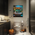 Live Laugh Bath House Ghost Wall Art