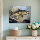 Freshwater Pike Fishing Wall Art