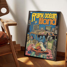 Frank Ocean Blonde Retro Music Studio Canvas Wall Art