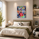 Rodri Golden Ball Graffiti Canvas Wall Art – Spain No. 16 Soccer Print