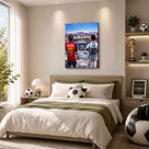 Lamine Yamal vs Lionel Messi Final Showdown Canvas Wall Art – Soccer Legends Print