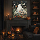 Little Ghosts at Play Halloween Canvas Wall Art for Kids