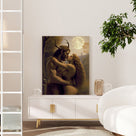 Mythical Lovers Painting Moonlit Romance Wall Art