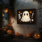 Cute Halloween Ghosts and Friends Wall Art
