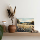 Wildflower Wheat Field Wall Art