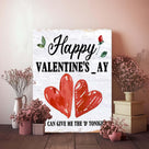 Humorous Happy Valentine's day with Red Heart Design