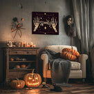 Spooky Skeleton Halloween Wall Art
