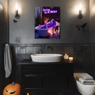 Dying to Relax Halloween Bathroom Wall Art
