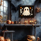 Cute Halloween Ghosts and Friends Wall Art