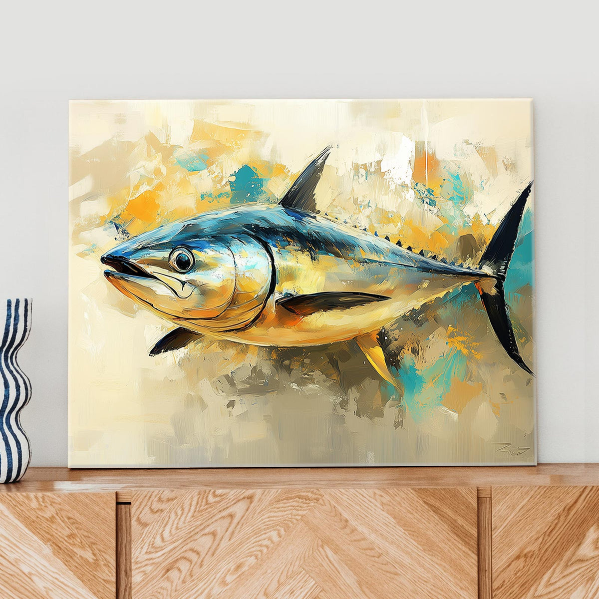 Bluefin Tuna Ocean Wall Art