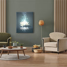 Mystical Lotus Water Wall Art