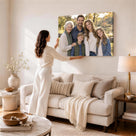 Custom Family Photo Canvas – Multi-Generation Portrait Wall Art