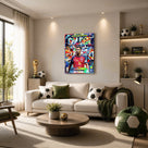 Rodri Golden Ball Graffiti Canvas Wall Art – Spain No. 16 Soccer Print