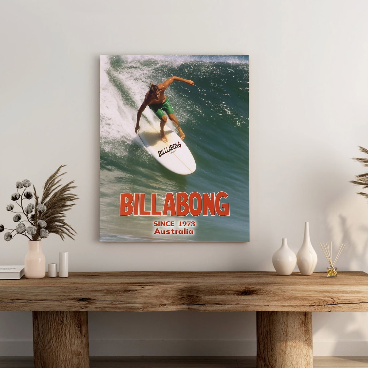Vintage Surfing Poster Wall Art