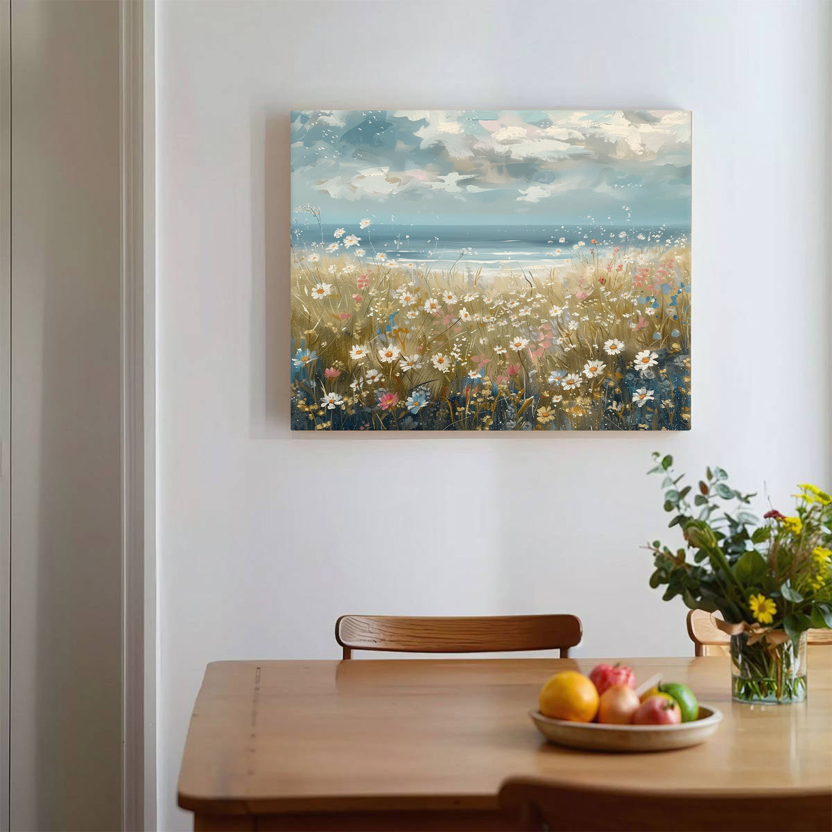 Coastal Wildflower Meadow Wall Art