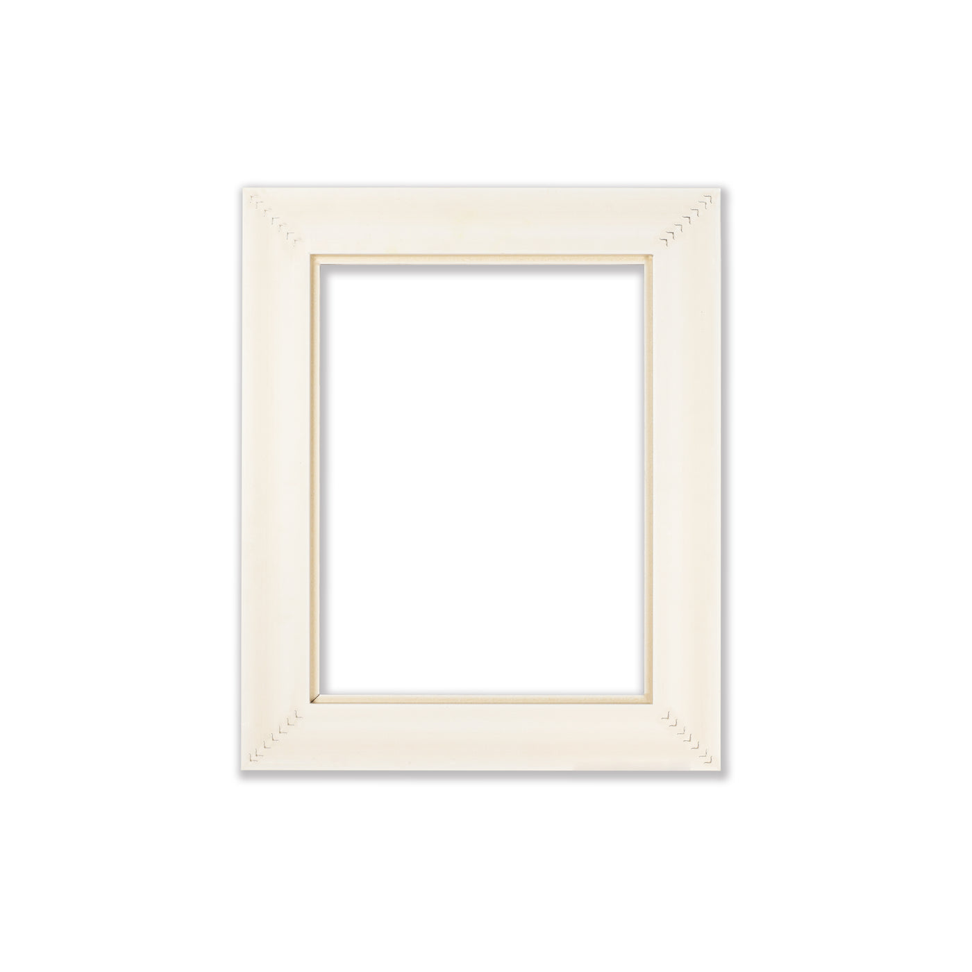 Classic Retro Picture Frame with MDF Wood Mat & Plexiglass Front 2 Colors Style 4