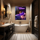 Dying to Relax Halloween Bathroom Wall Art
