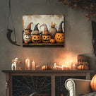 Pumpkin Coven Halloween Canvas Wall Art